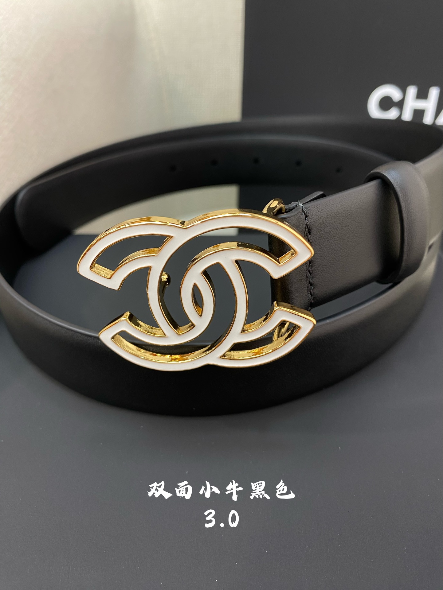 Chanel Female Basic Belt Cow Leather M