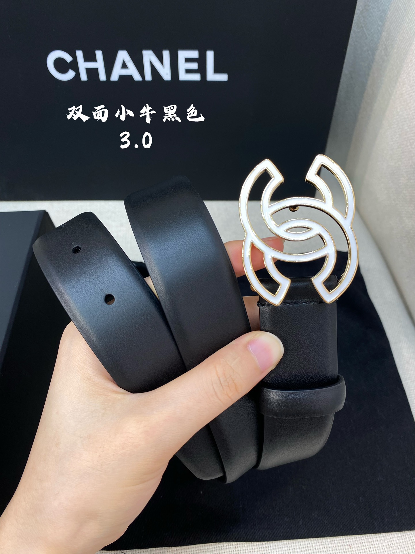 Chanel Female Basic Belt Cow Leather M