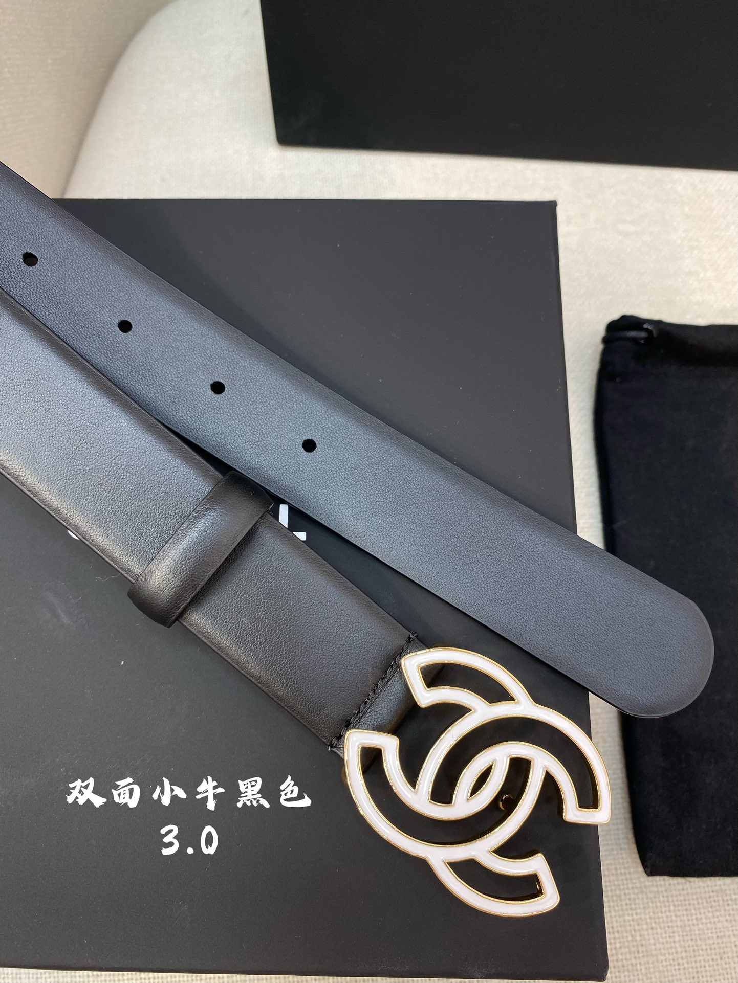 Chanel Female Basic Belt Cow Leather M