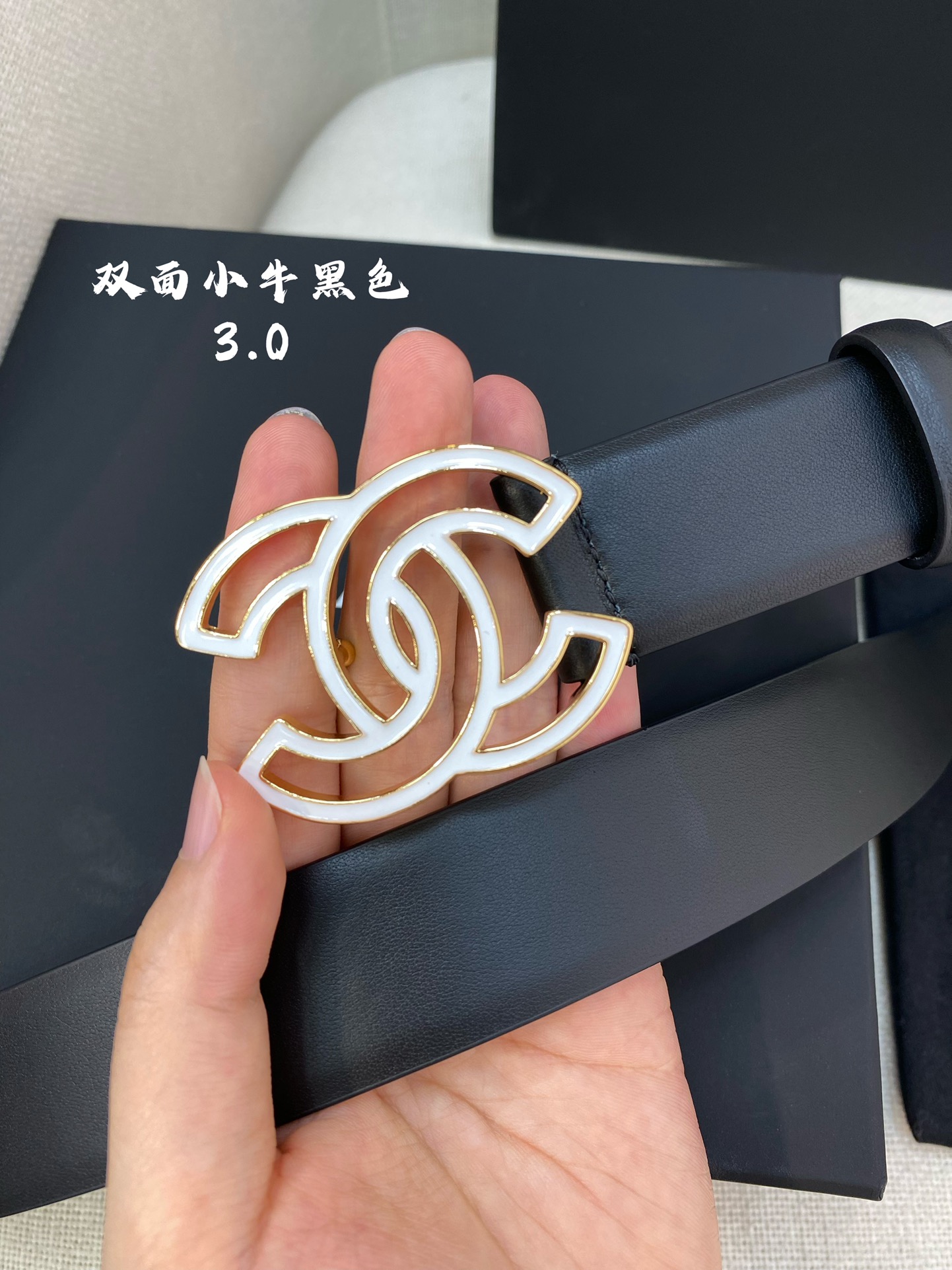 Chanel Female Basic Belt Cow Leather M