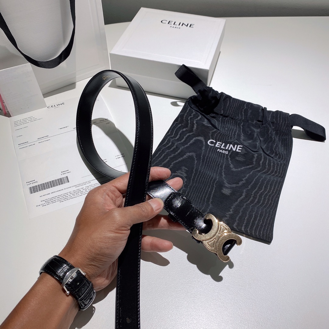 Celine Female Basic Belt Cow Leather M-l