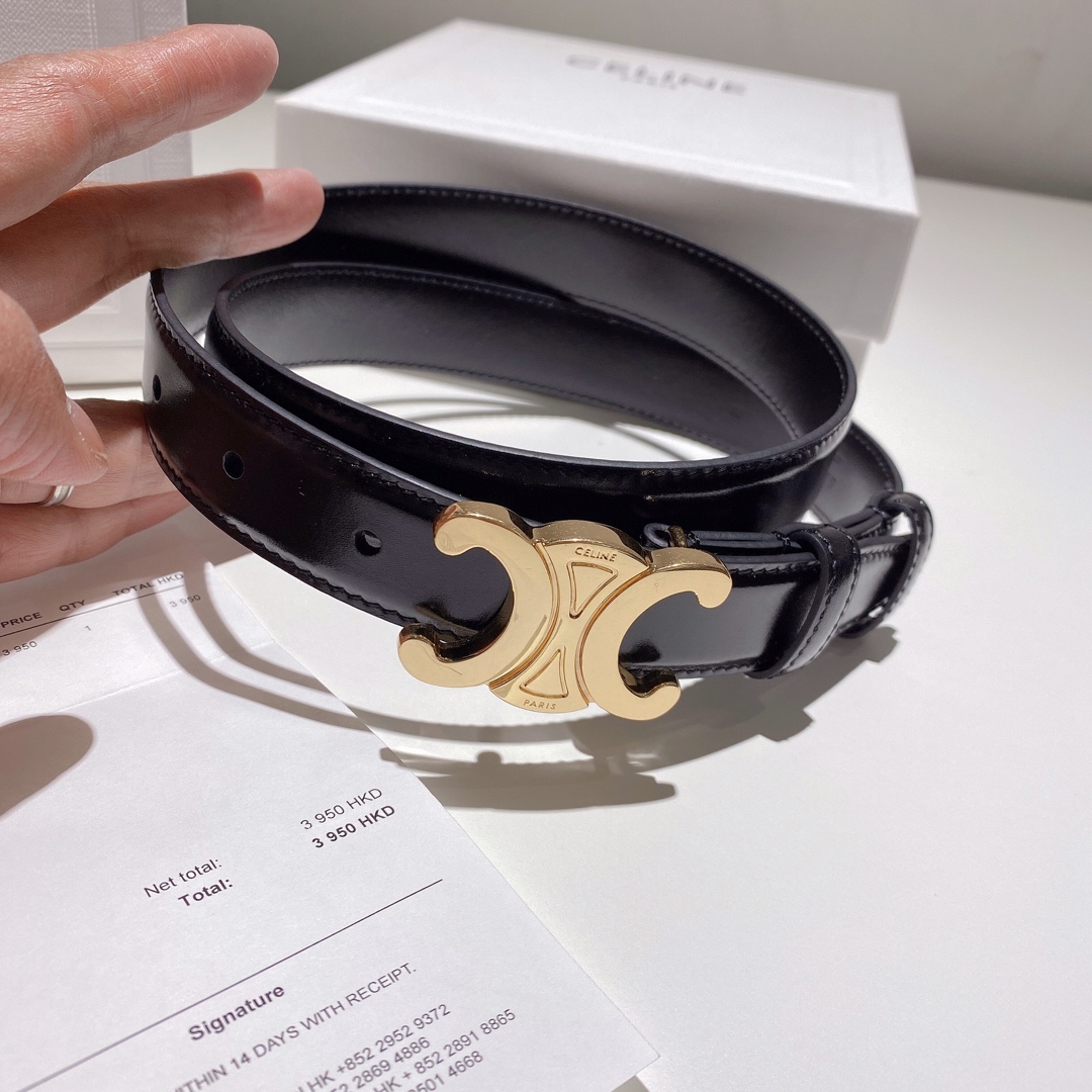 Celine Female Basic Belt Cow Leather M-l