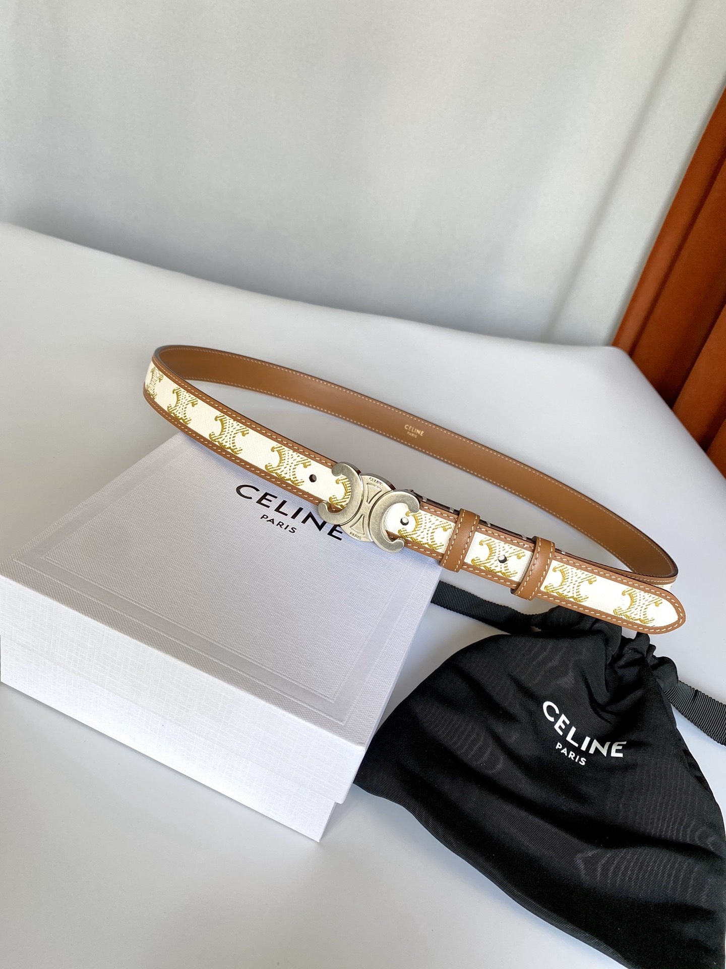 Celine Female Basic Belt Cow Leather S-m-l