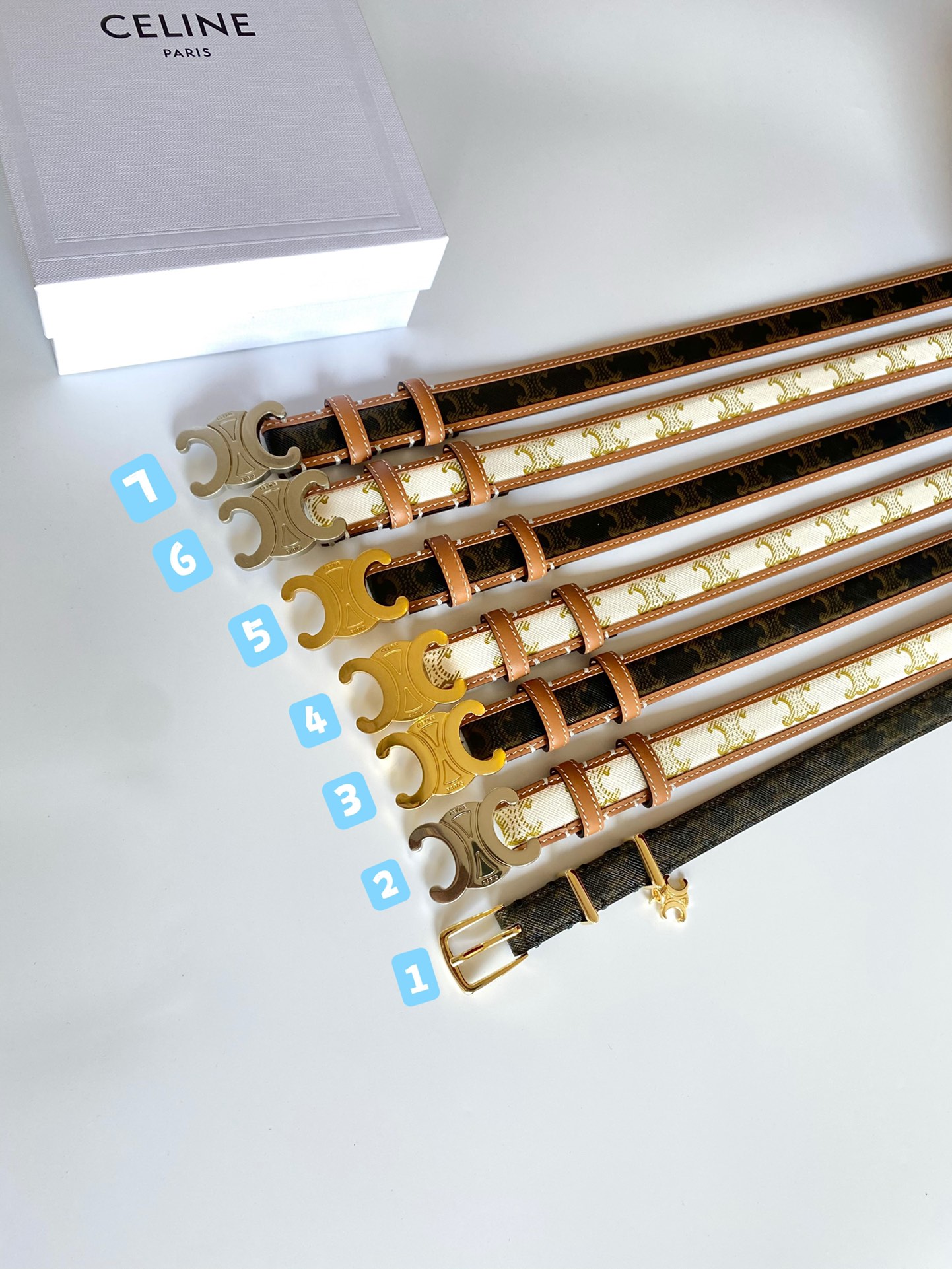 Celine Female Basic Belt Cow Leather S-m-l