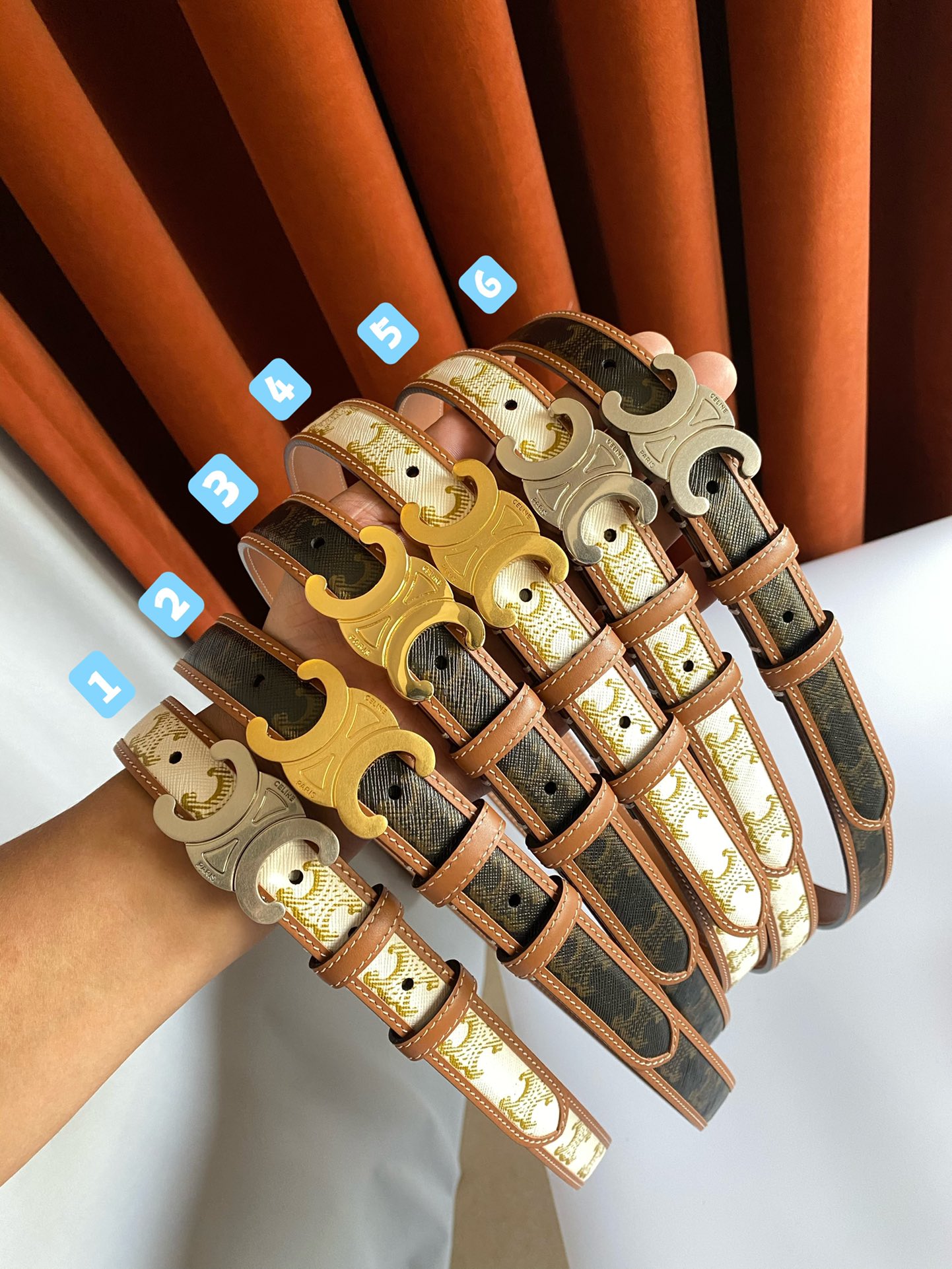 Celine Female Basic Belt Cow Leather S-m-l