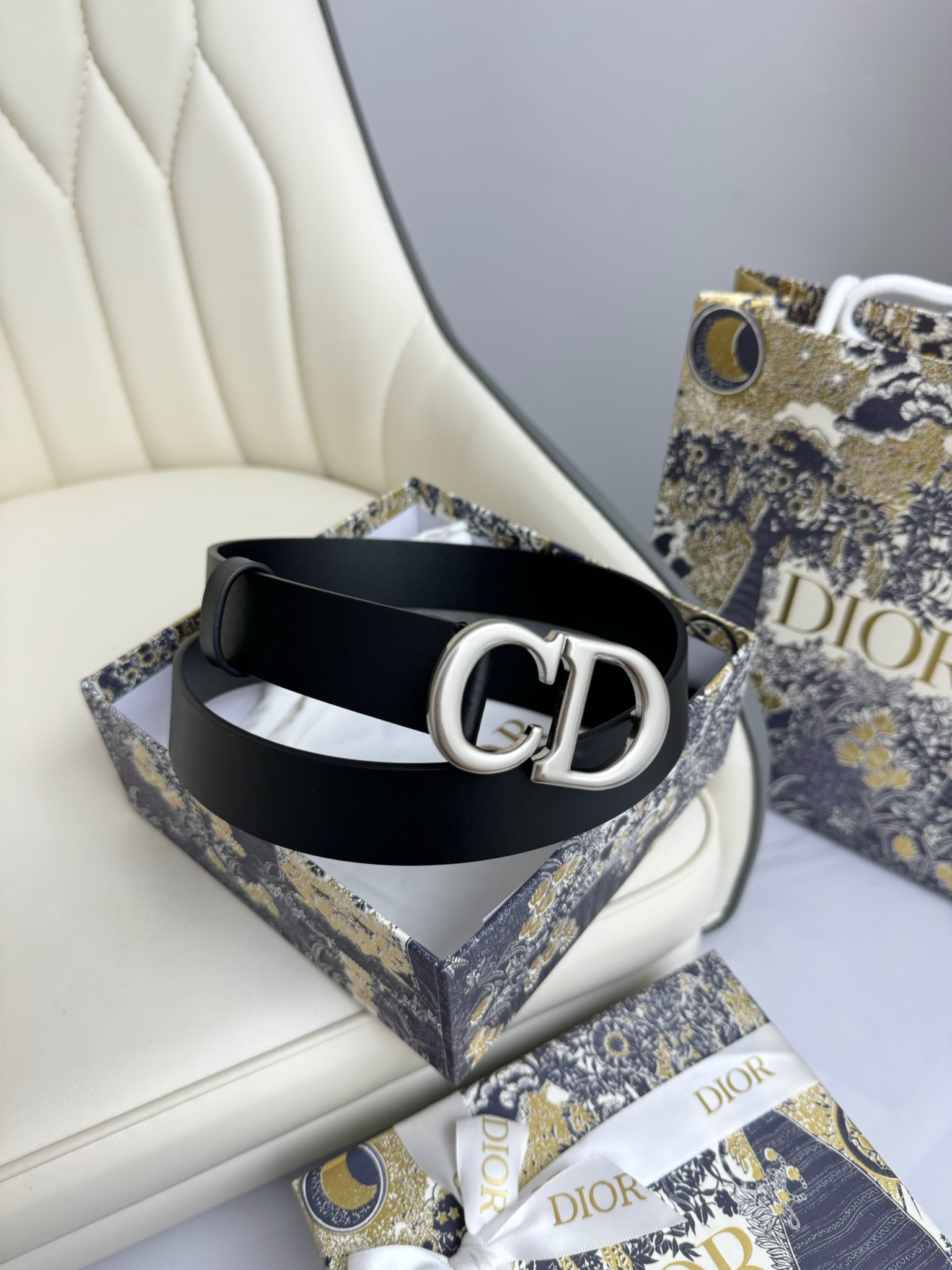 Dior Female Basic Belt Cow Leather M