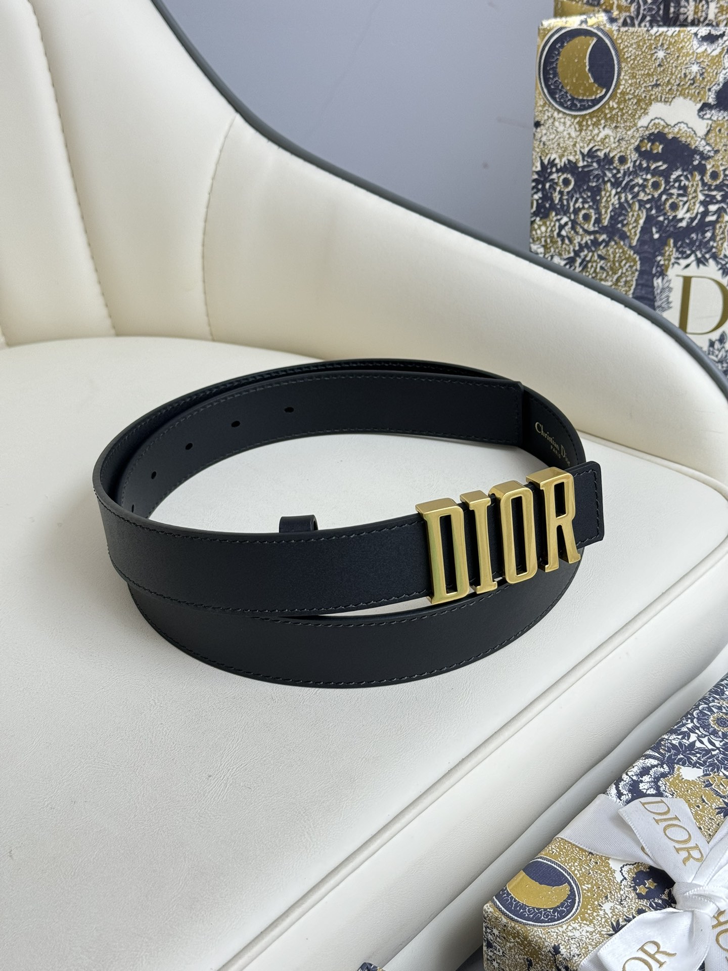 Dior Female Basic Belt Cow Leather M
