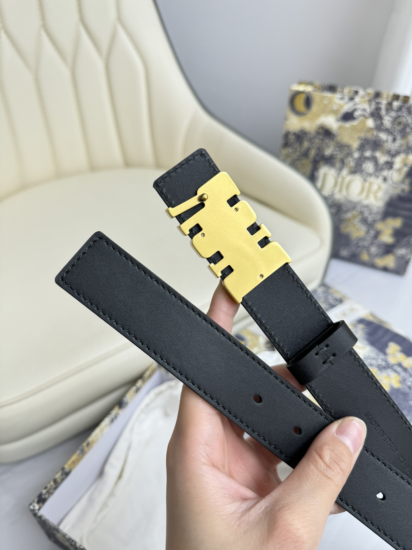 Dior Female Basic Belt Cow Leather M