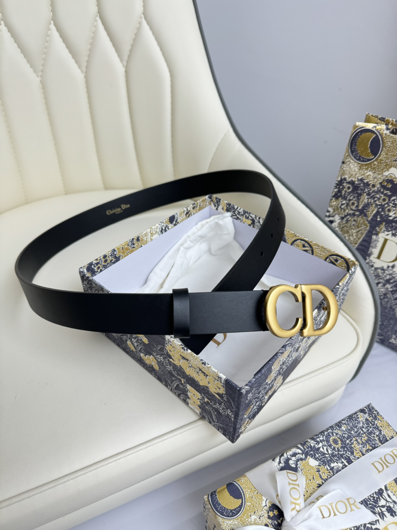 Dior Female Basic Belt Cow Leather M