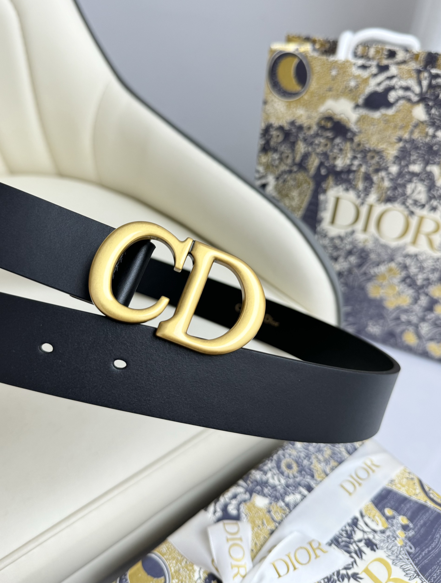 Dior Female Basic Belt Cow Leather M