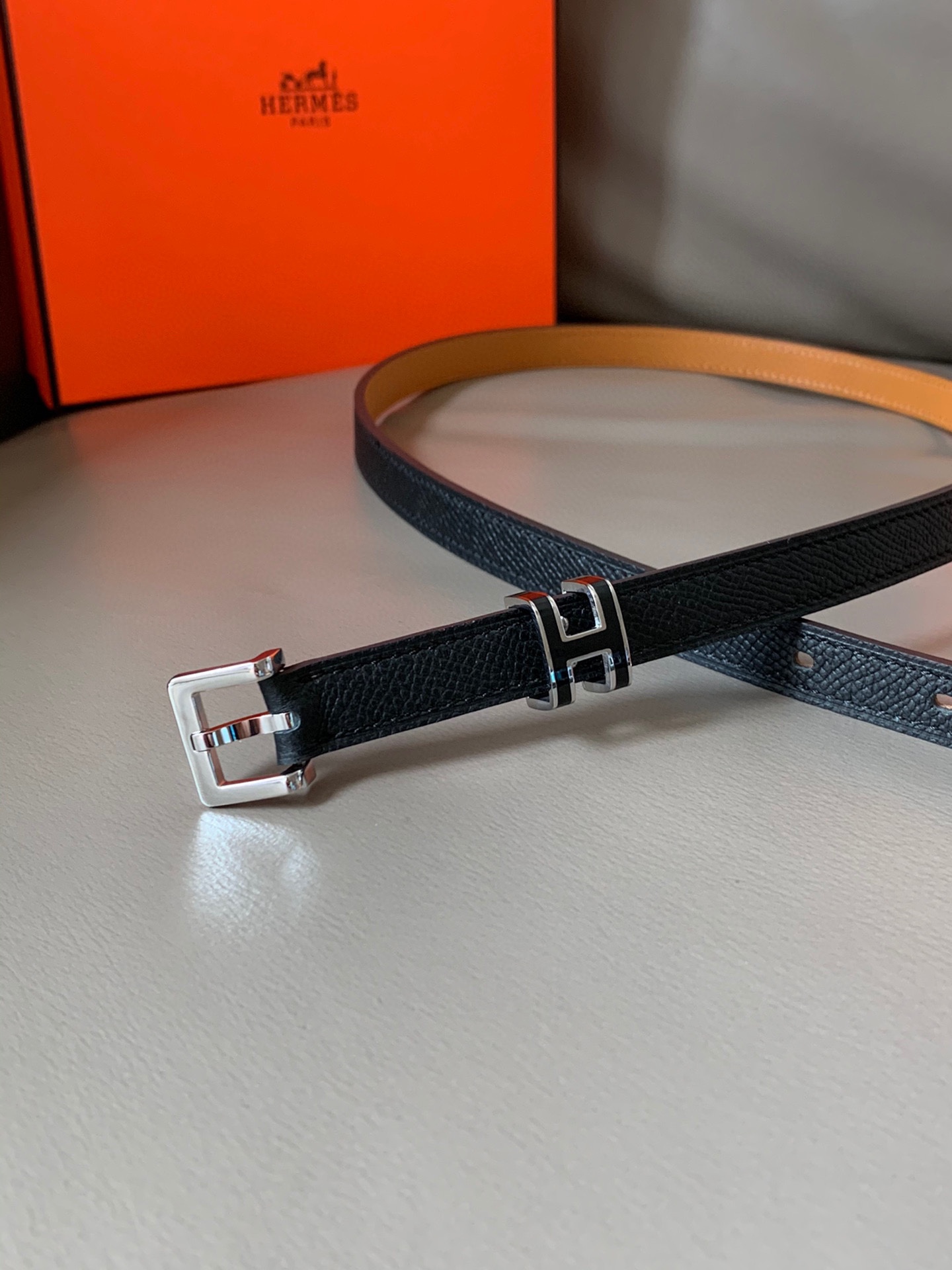 Hermès Female Leather Belt Cow Leather S-m