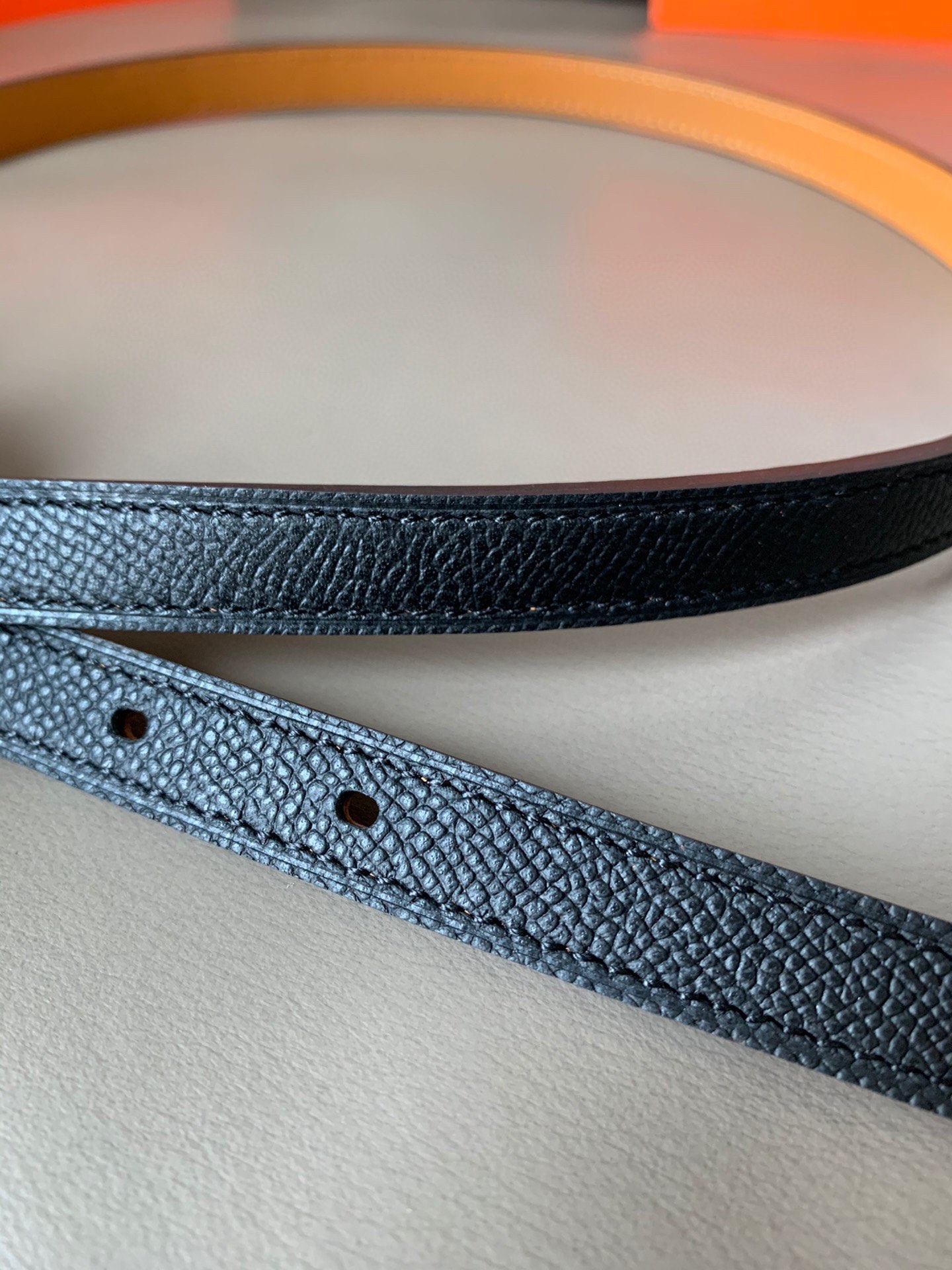 Hermès Female Leather Belt Cow Leather S-m