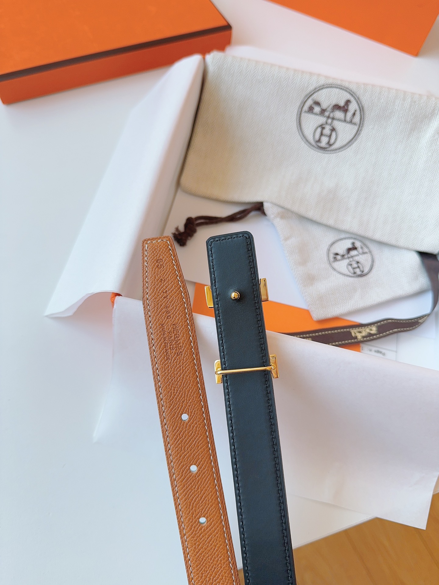 Hermès Female Basic Belt Cow Leather S-m
