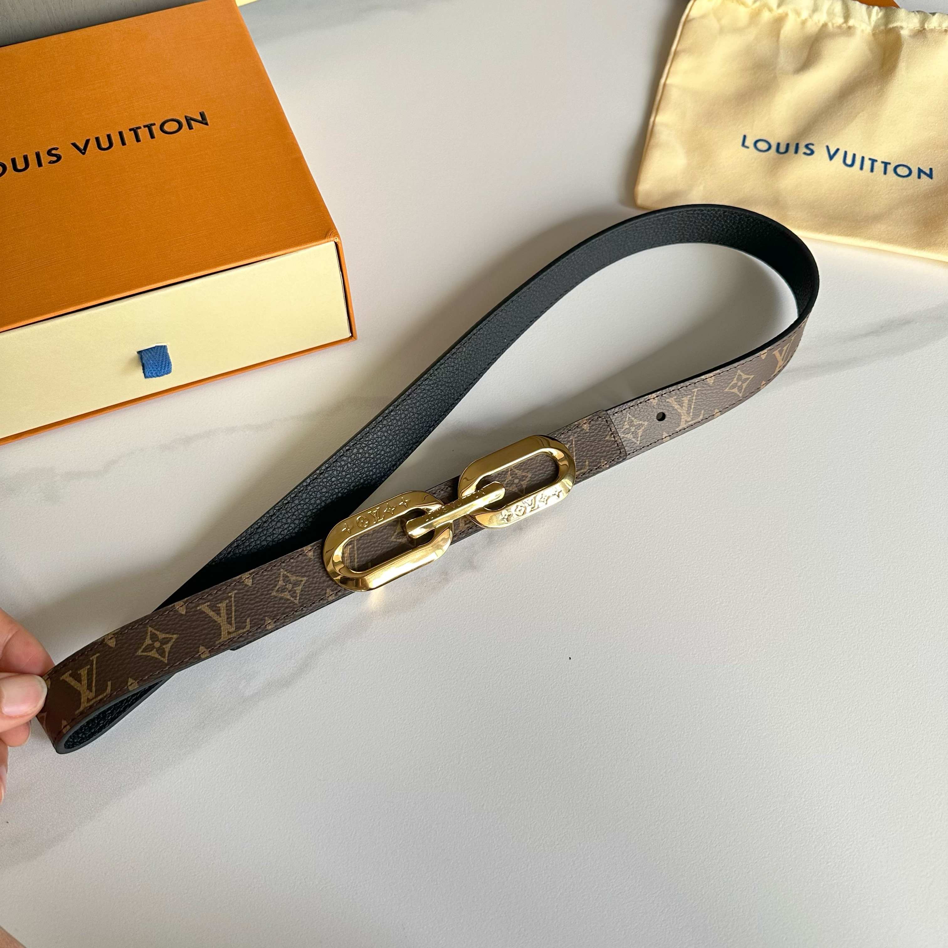Louis Vuitton Female Basic Belt Canvas S-l