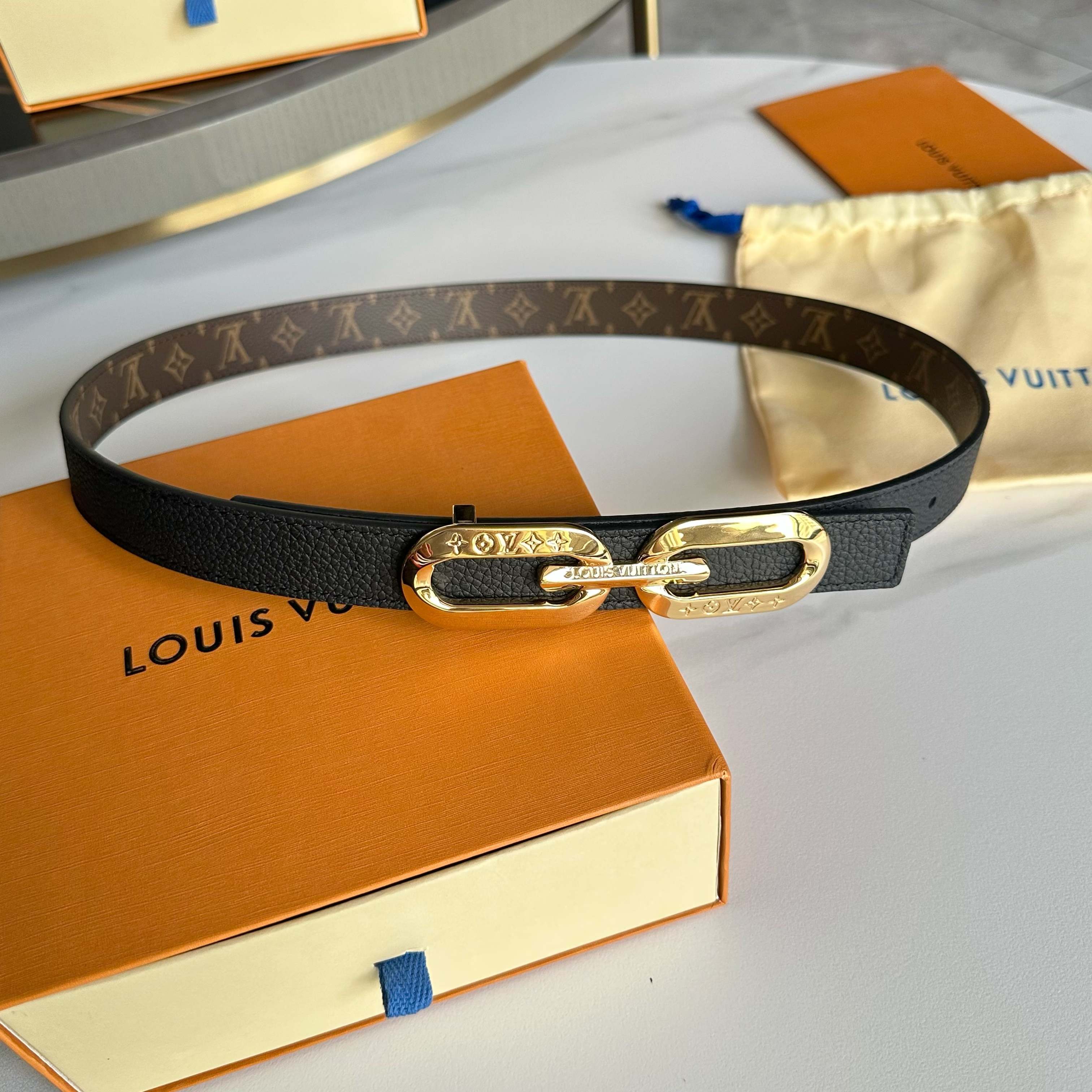 Louis Vuitton Female Basic Belt Canvas S-l