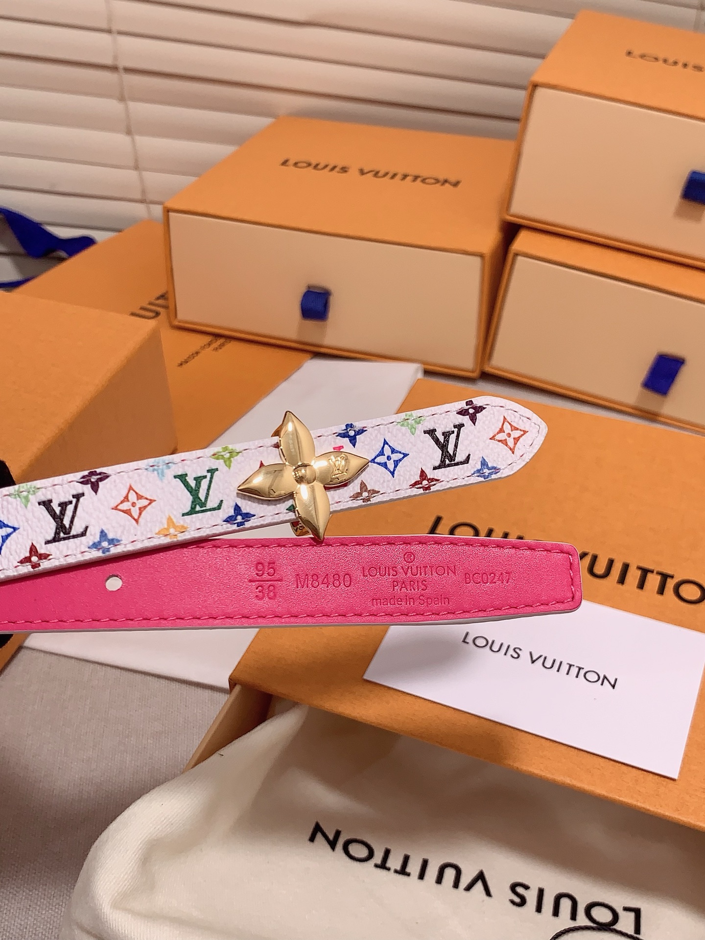 Louis Vuitton Female Leather Belt 5mm-s-m-l