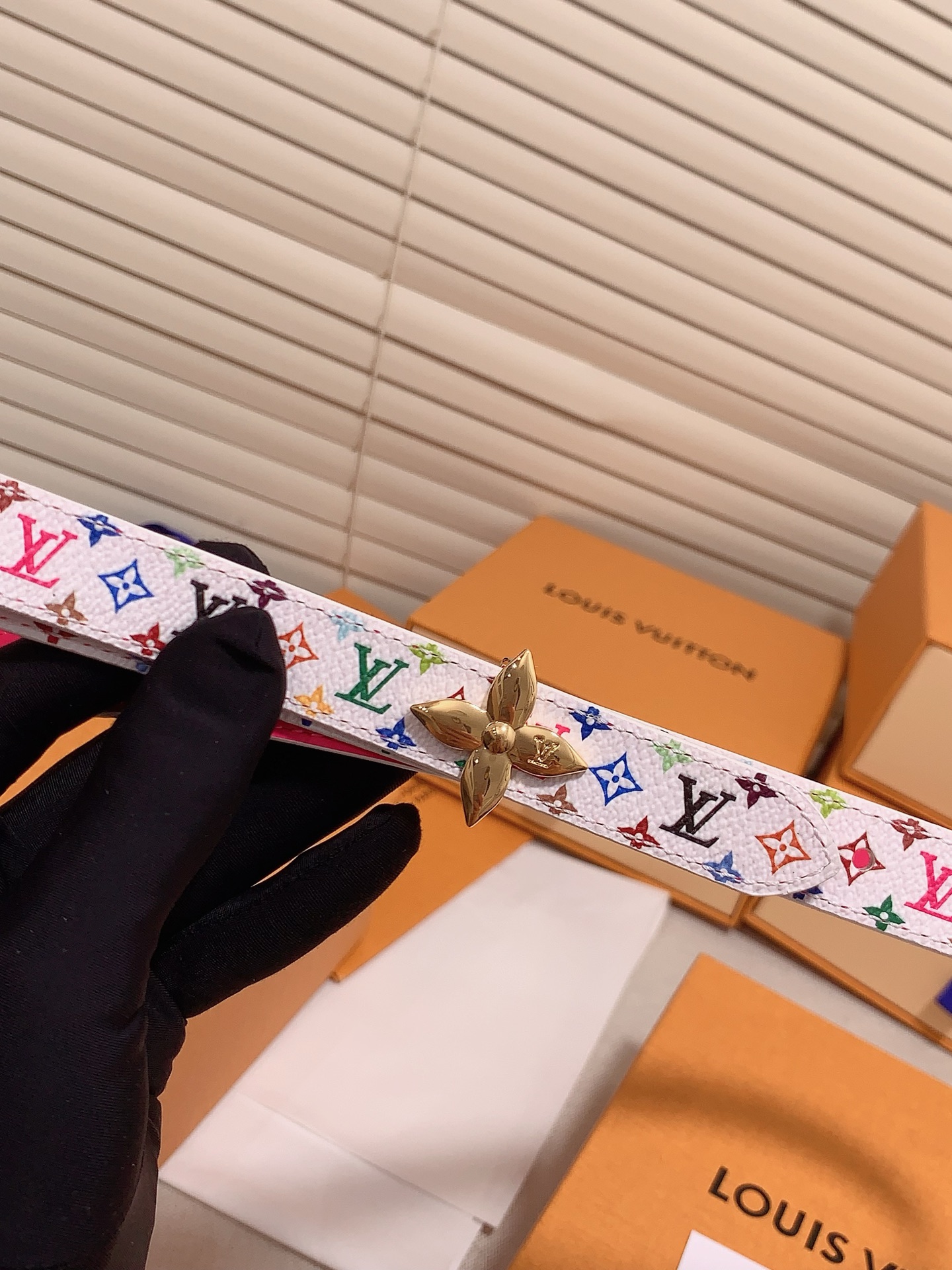 Louis Vuitton Female Leather Belt 5mm-s-m-l