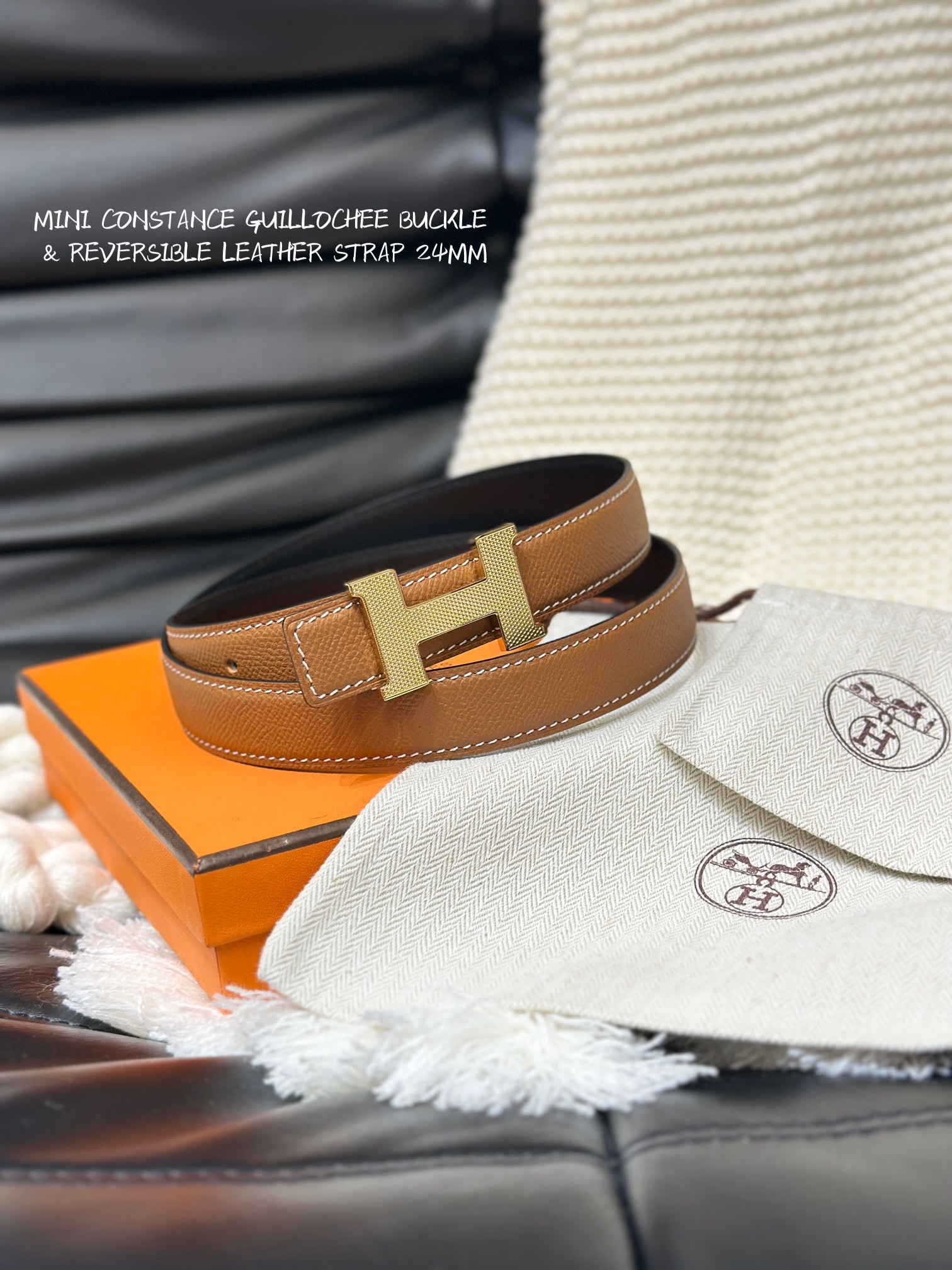 Hermès Female Basic Belt 24mm-s-m-l