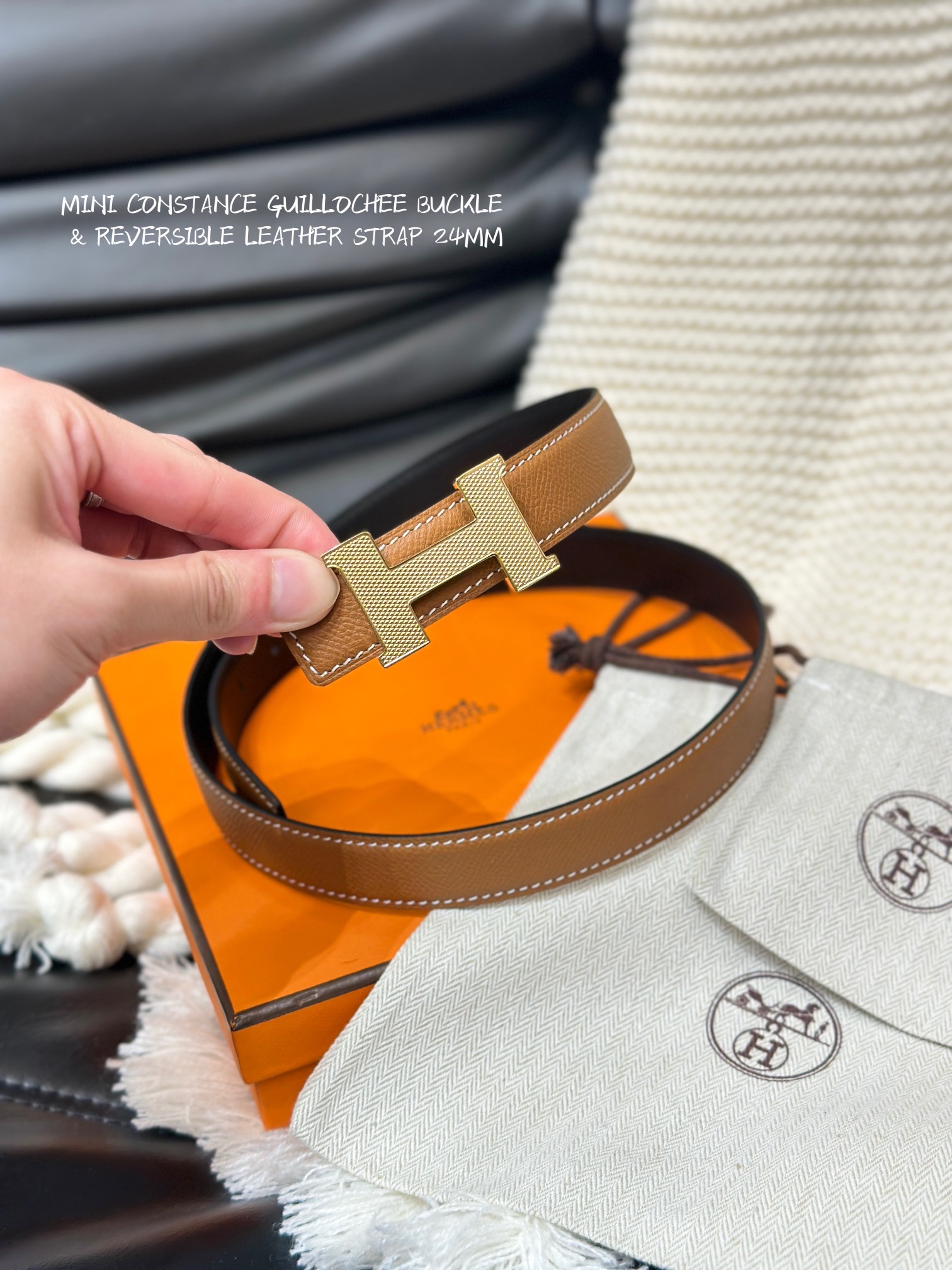 Hermès Female Basic Belt 24mm-s-m-l