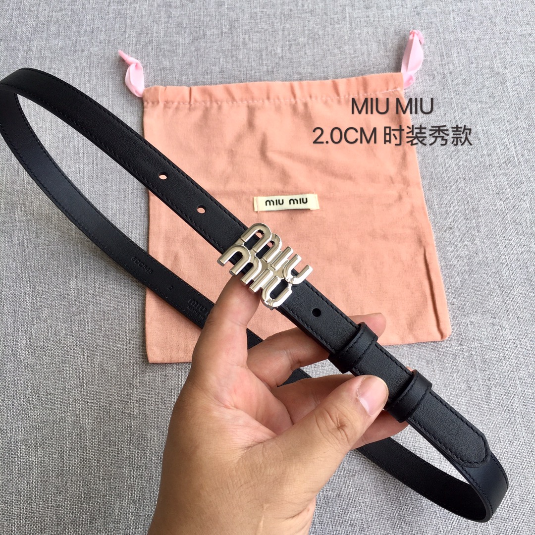 Miu Miu Female Basic Belt M