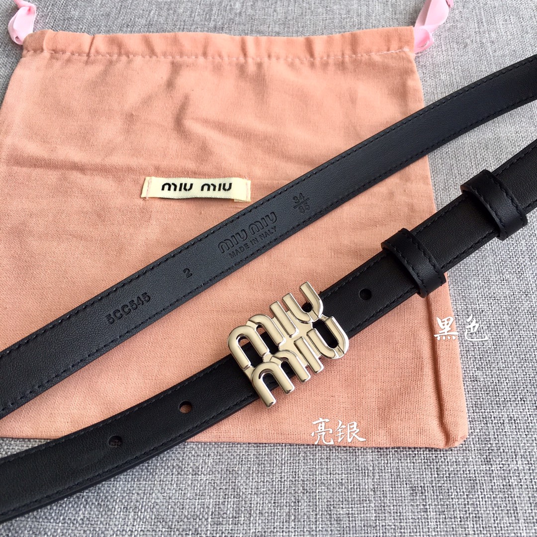 Miu Miu Female Basic Belt M