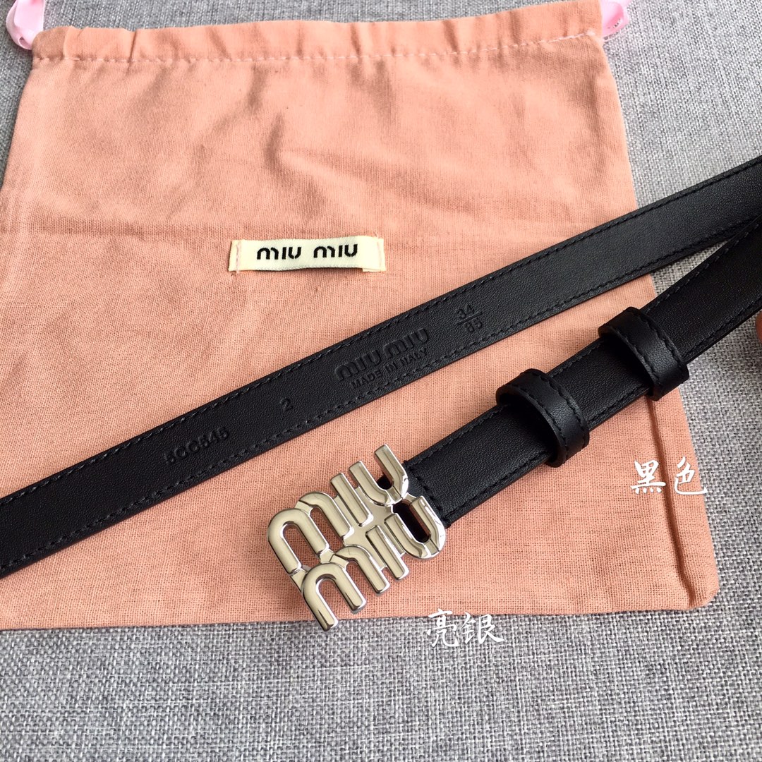 Miu Miu Female Basic Belt M