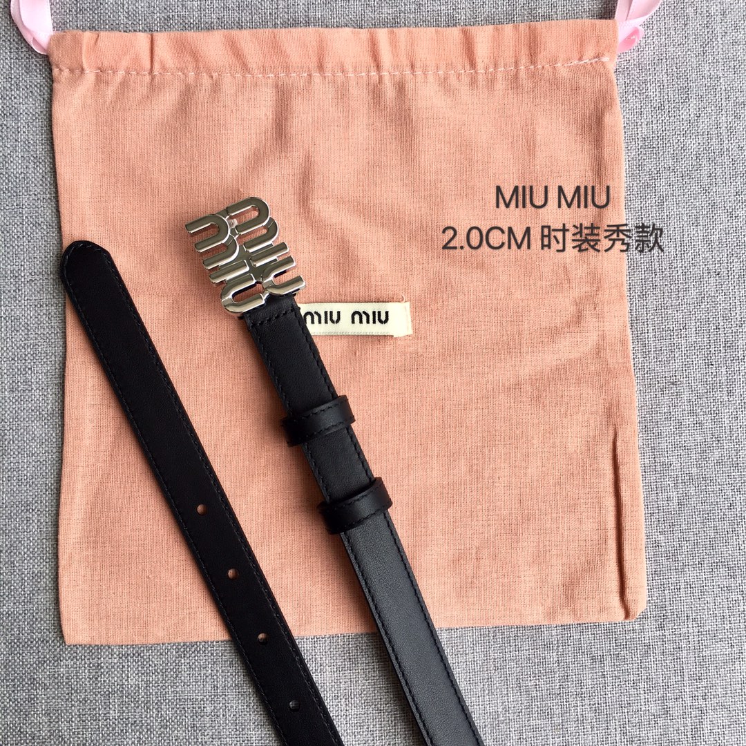 Miu Miu Female Basic Belt M