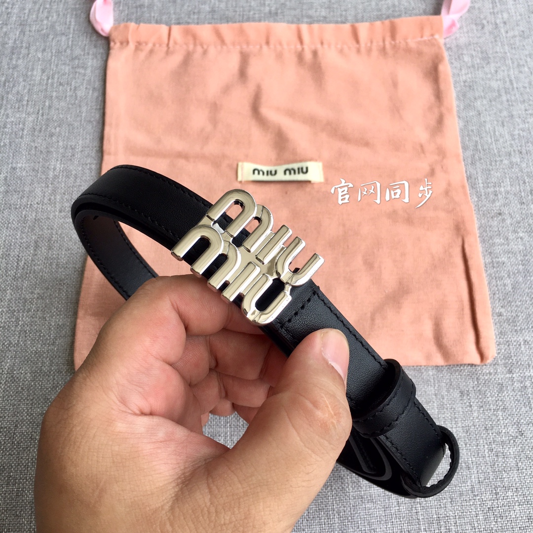 Miu Miu Female Basic Belt M