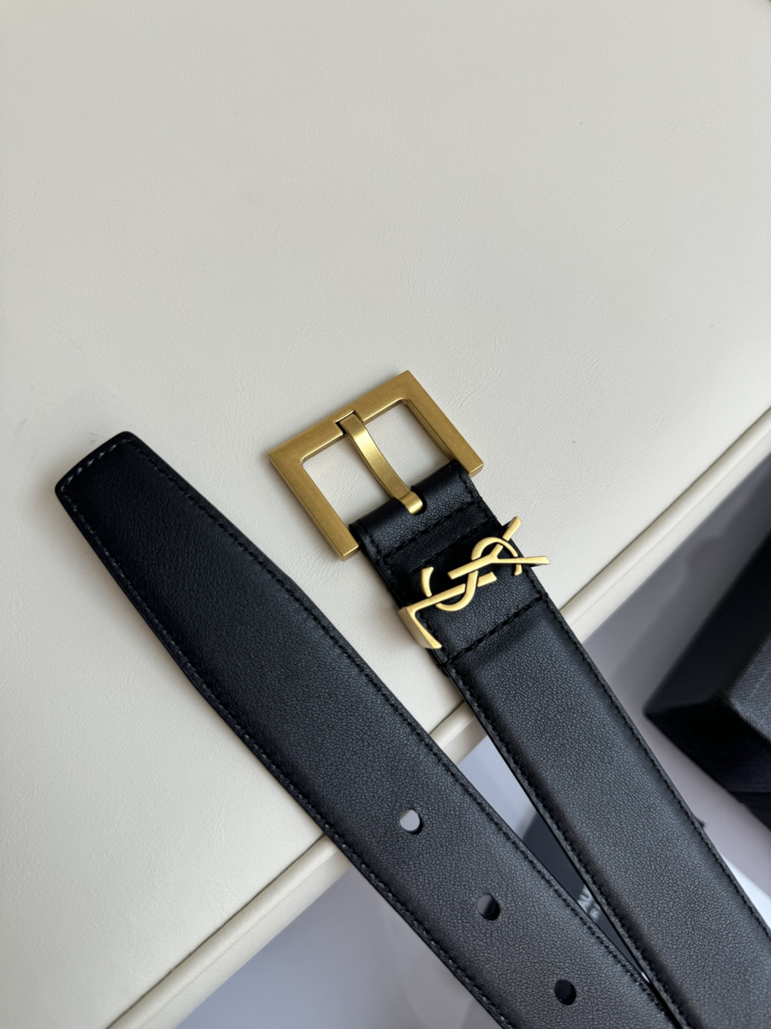 Saint Laurent Female Leather Belt S-m-l