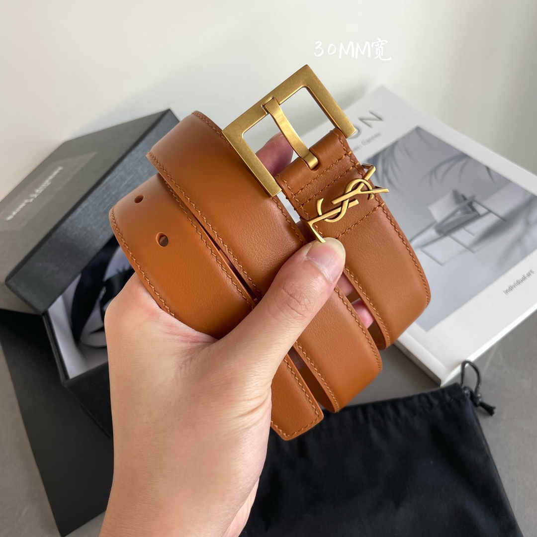 Saint Laurent Female Basic Belt S-m-l