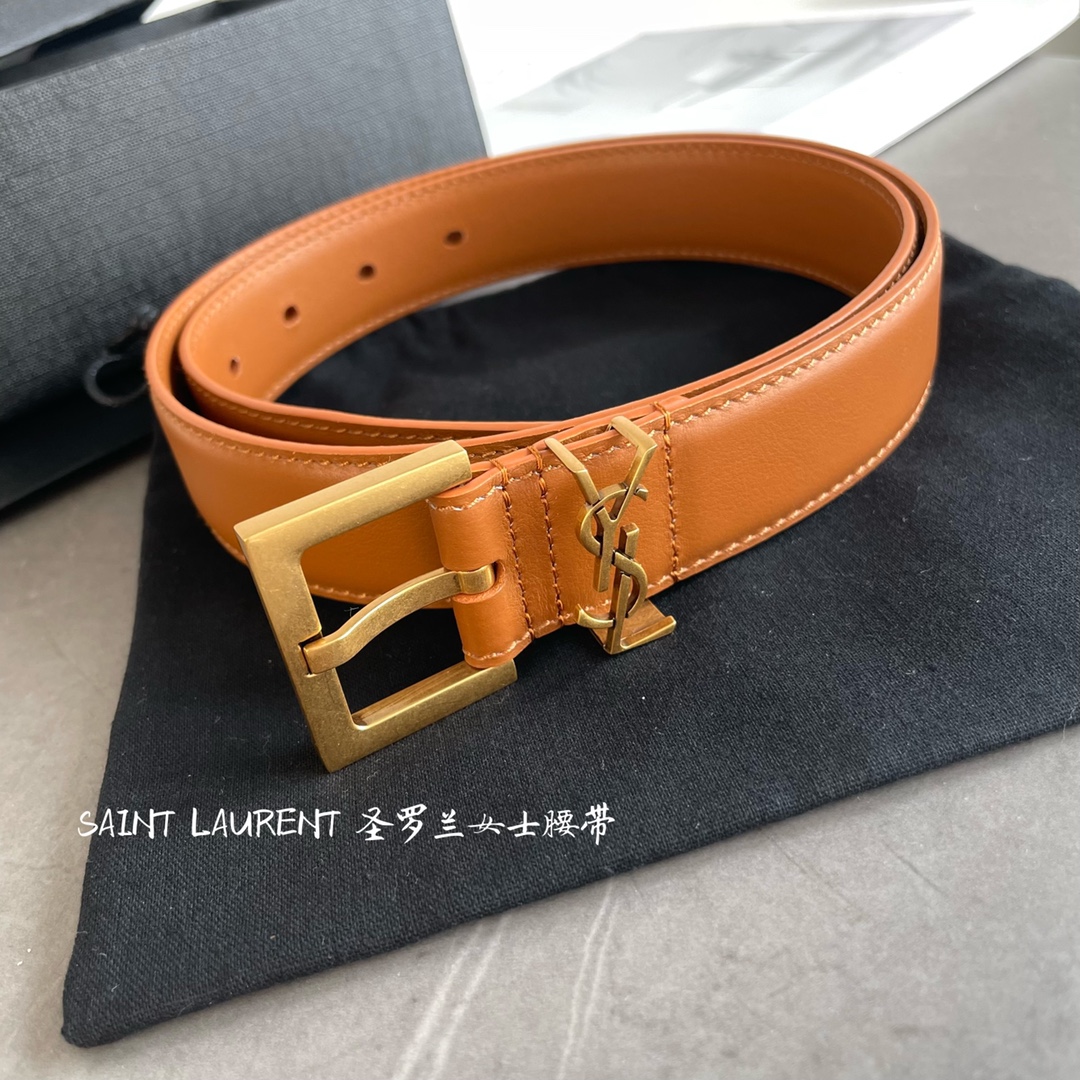Saint Laurent Female Basic Belt S-m-l