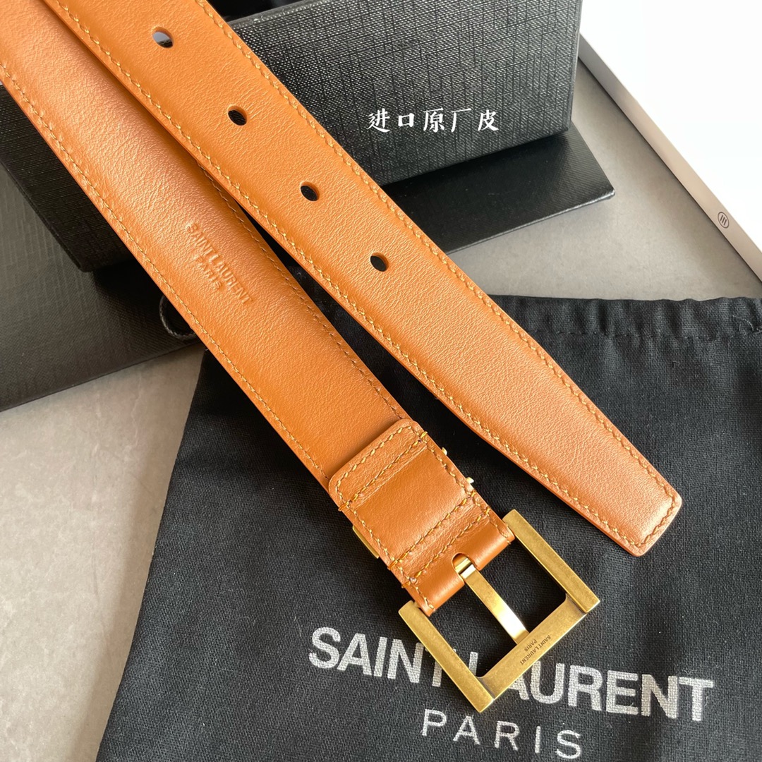 Saint Laurent Female Basic Belt S-m-l