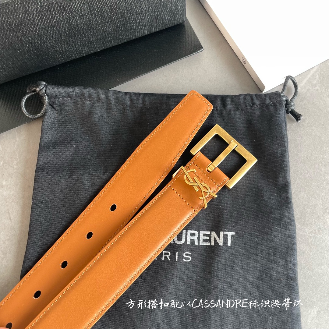 Saint Laurent Female Basic Belt S-m-l