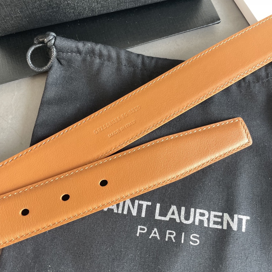 Saint Laurent Female Basic Belt S-m-l