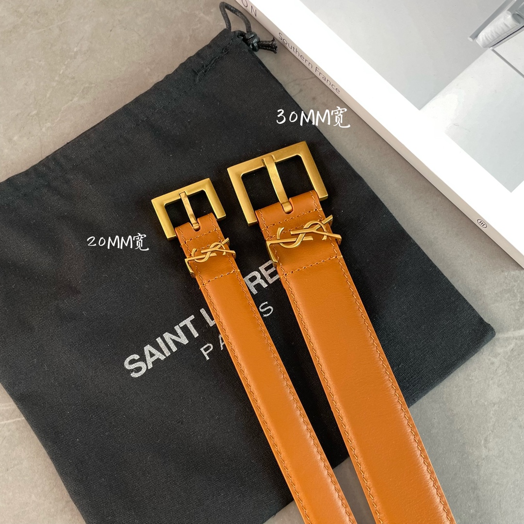 Saint Laurent Female Basic Belt S-m-l