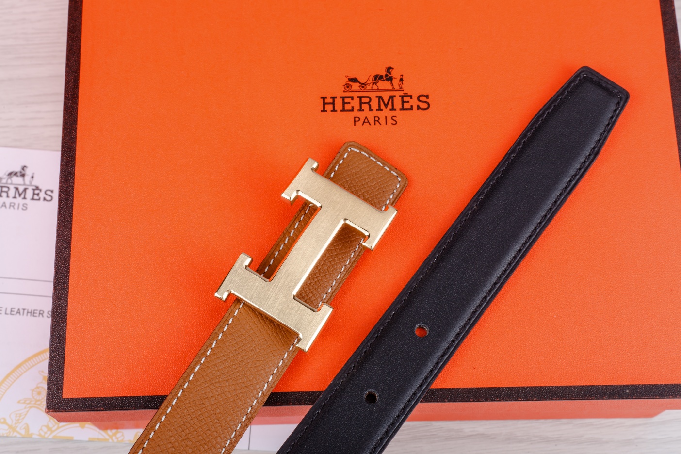 Hermès Female Basic Belt Cow Leather M