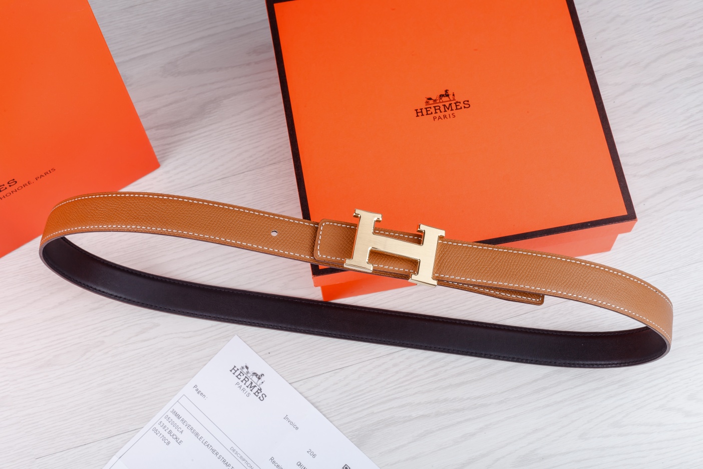 Hermès Female Basic Belt Cow Leather M