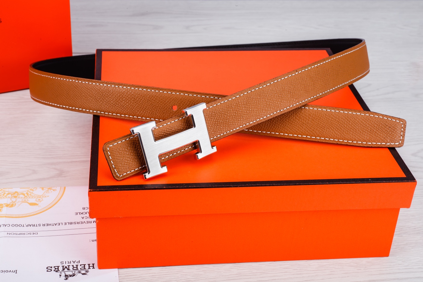 Hermès Female Basic Belt Cow Leather M