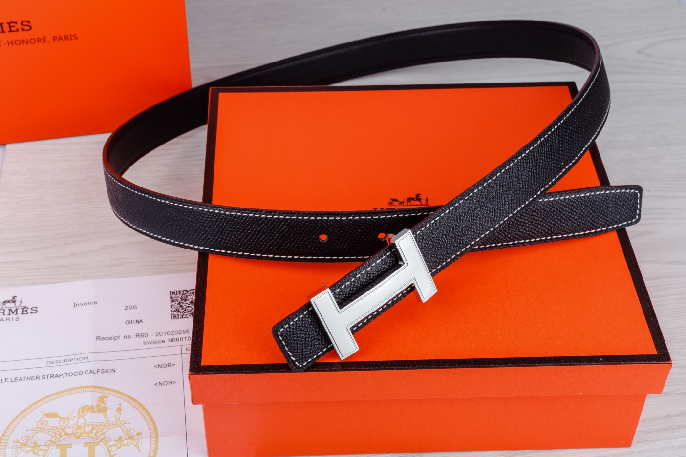 Hermès Female Basic Belt Cow Leather M