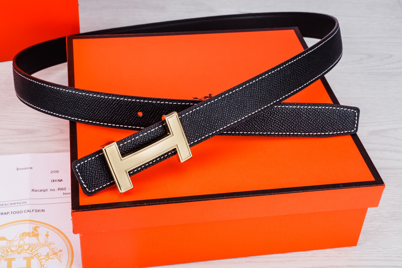 Hermès Female Basic Belt Cow Leather M