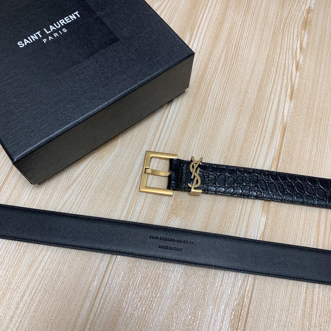 Saint Laurent Female Leather Belt S-l