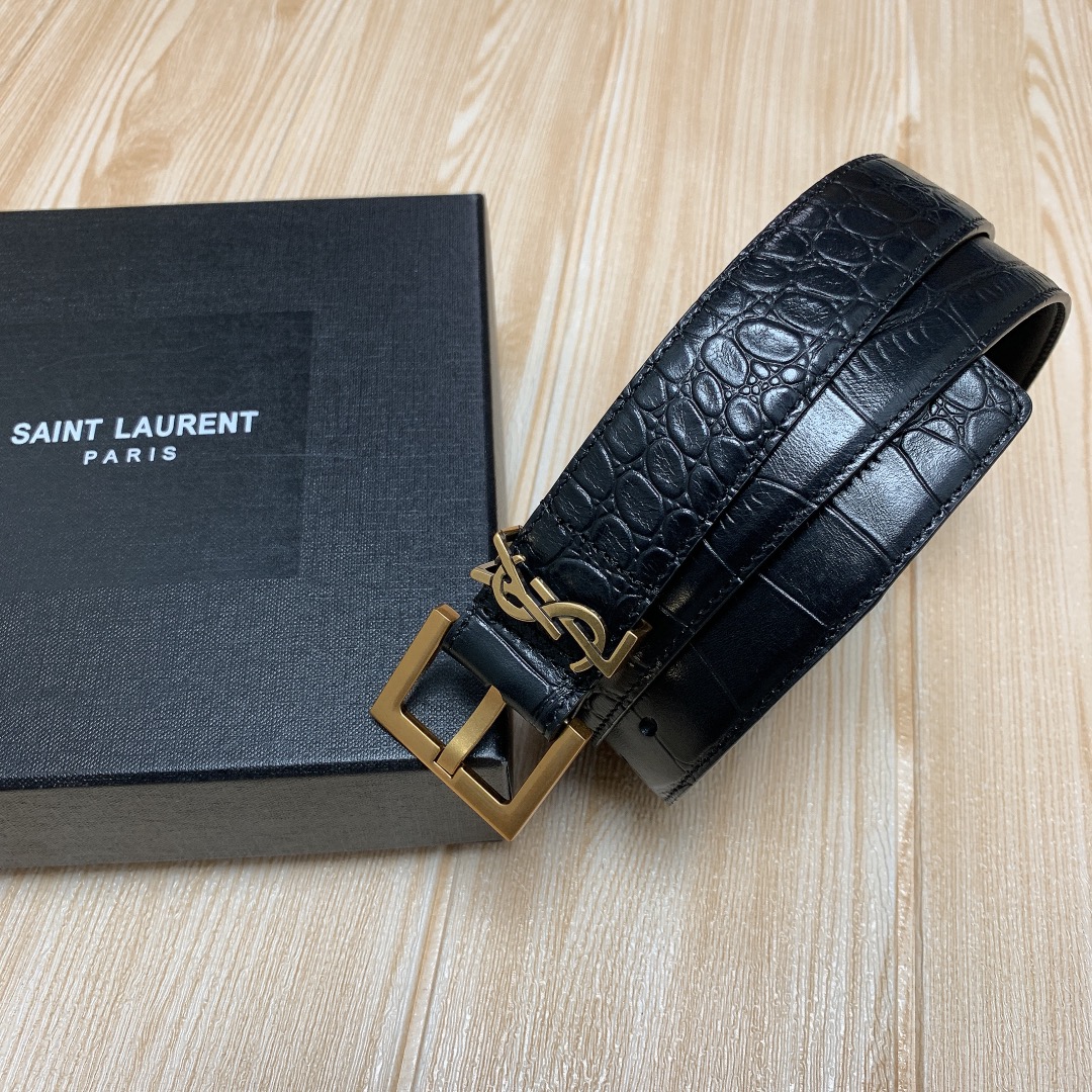 Saint Laurent Female Leather Belt S-l