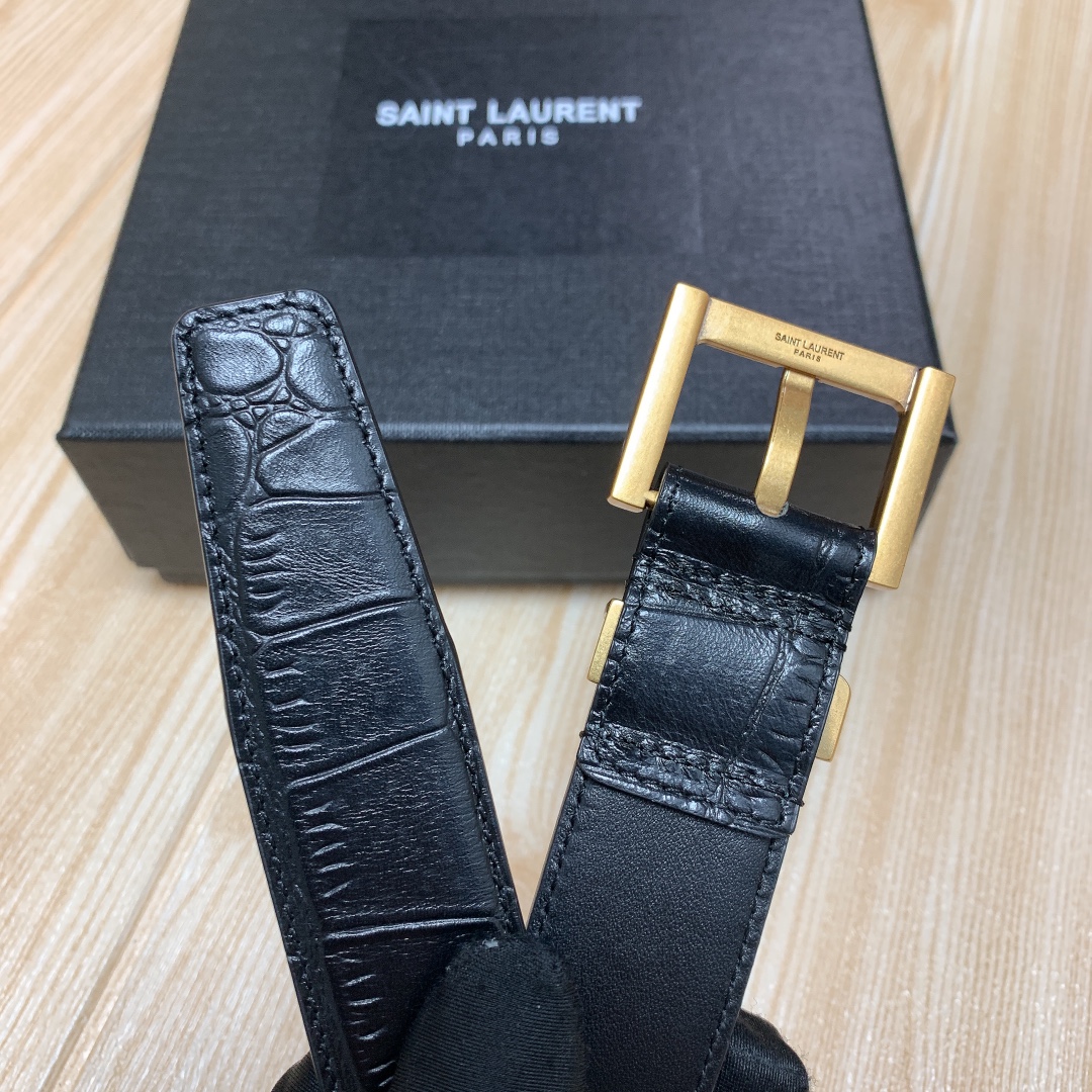 Saint Laurent Female Leather Belt S-l