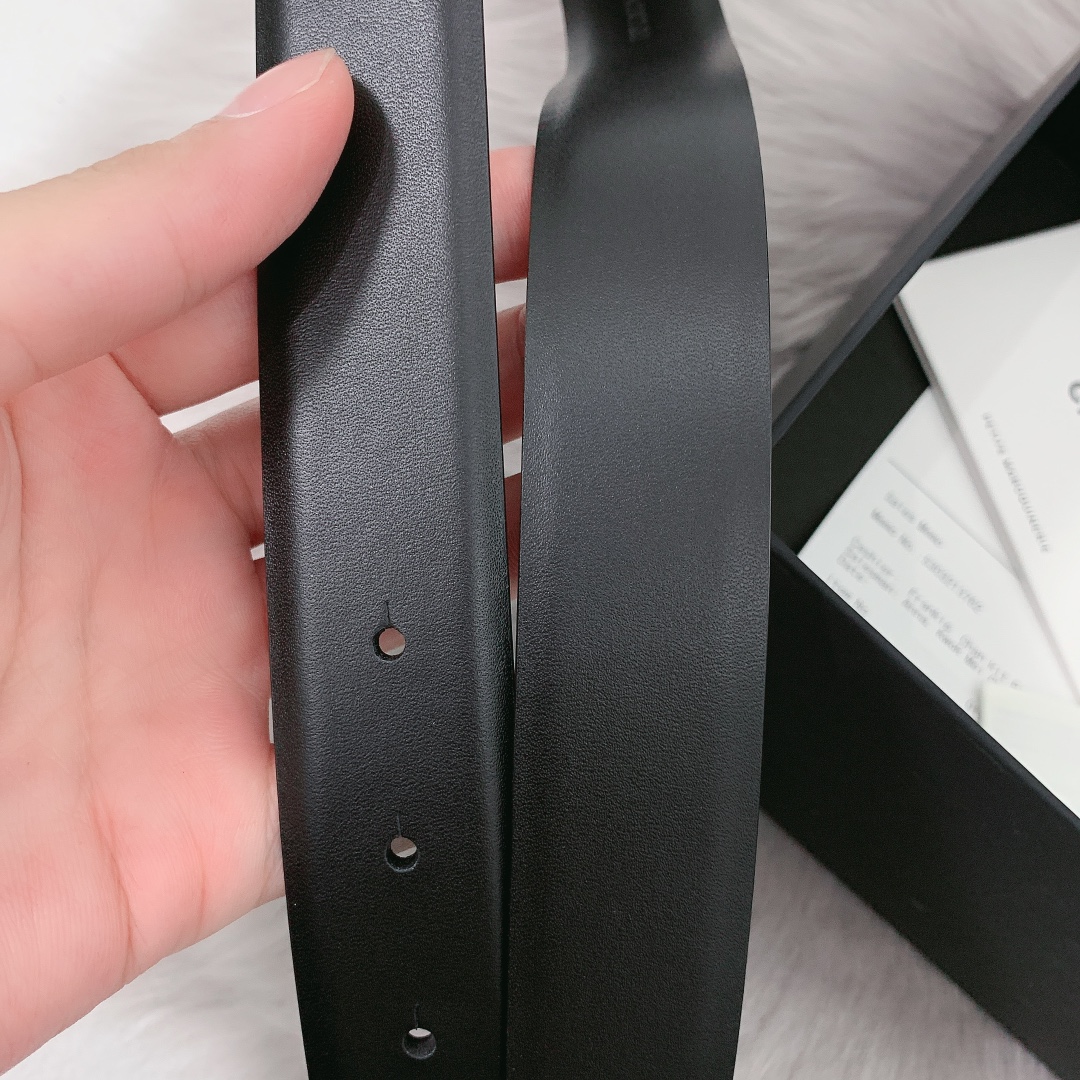 Chanel Female Leather Belt 30mm