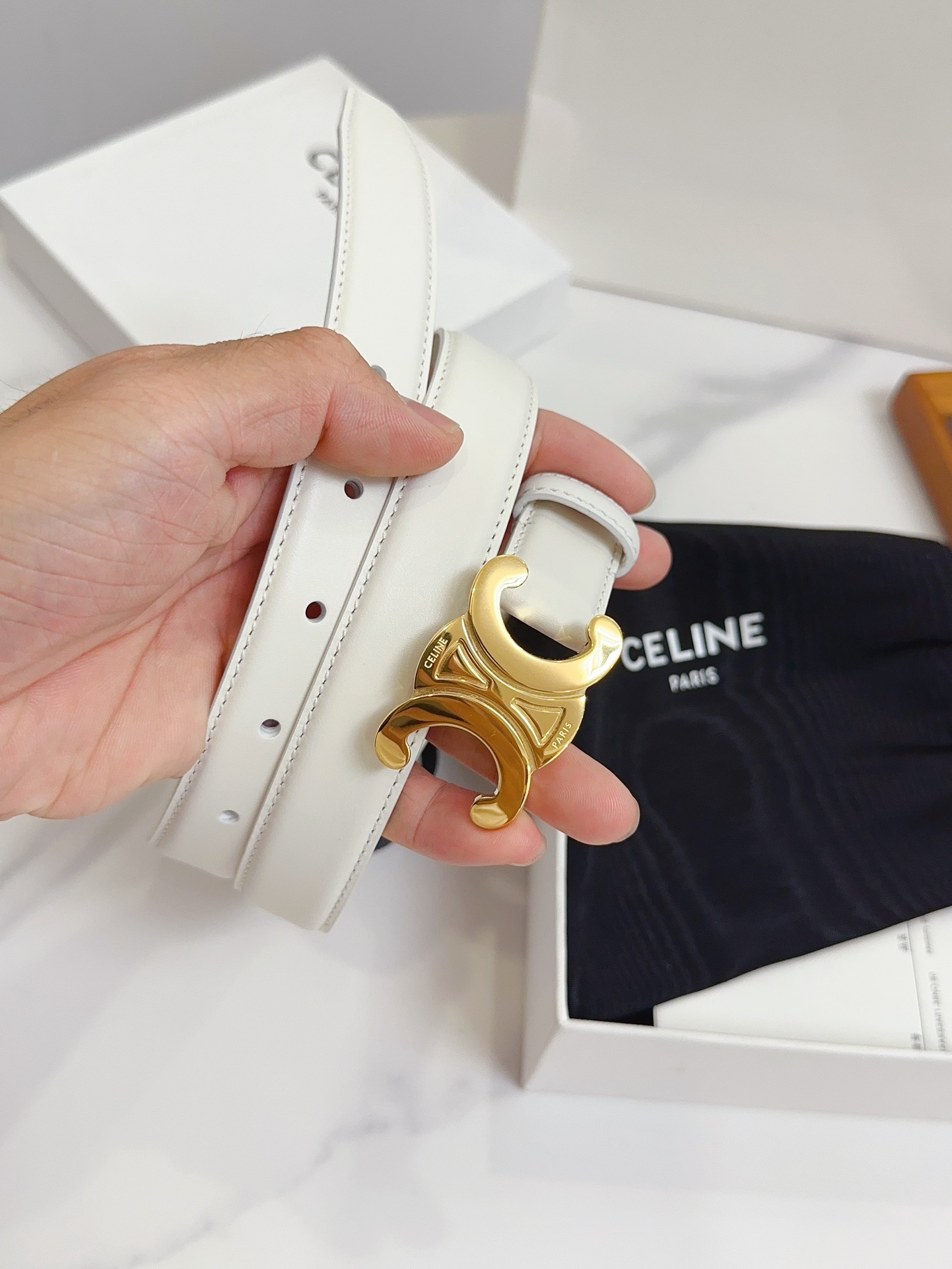 Celine Female Basic Belt Cow Leather M-l