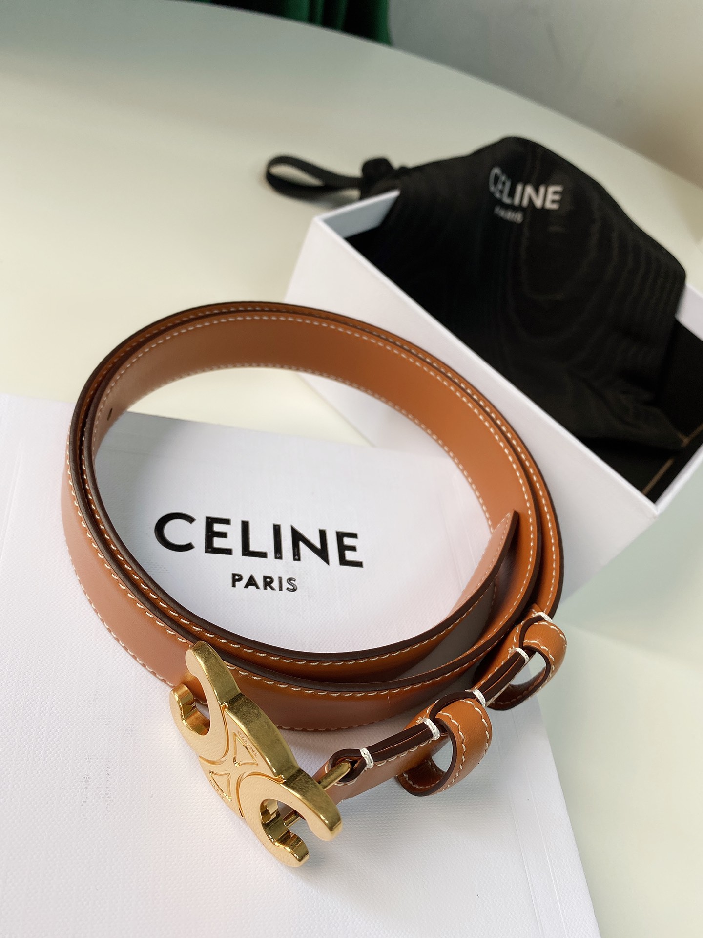 Celine Female Basic Belt Cow Leather M-l