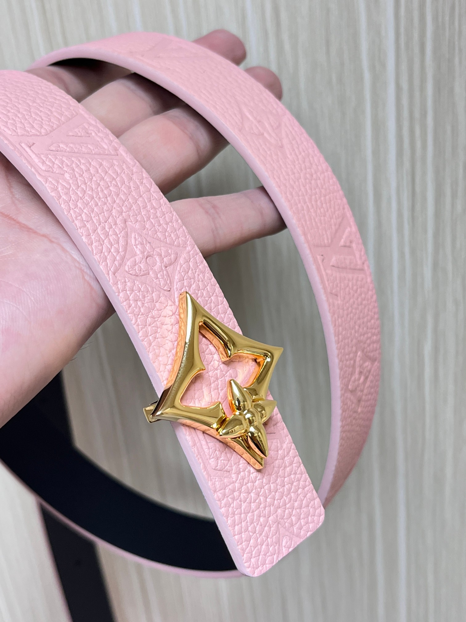 Female Basic Belt Cow Leather Black