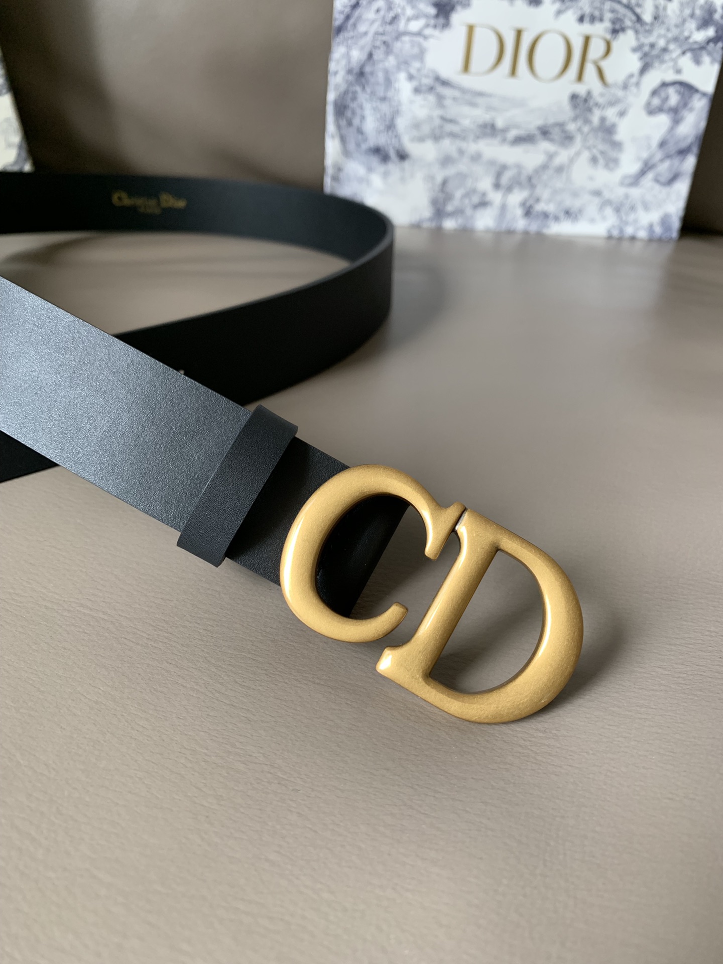 Dior Female Basic Belt Cow Leather Black S-l
