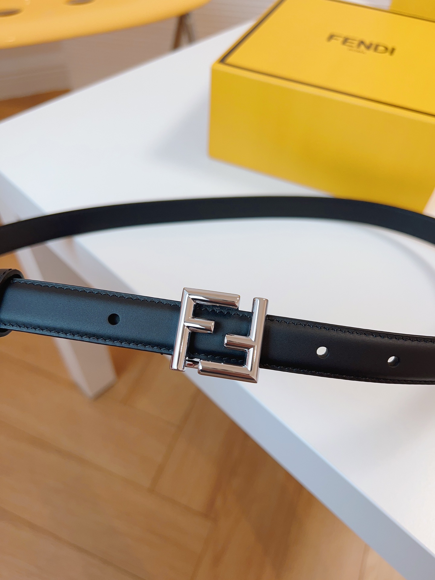 Fendi Female Leather Belt Cow Leather M