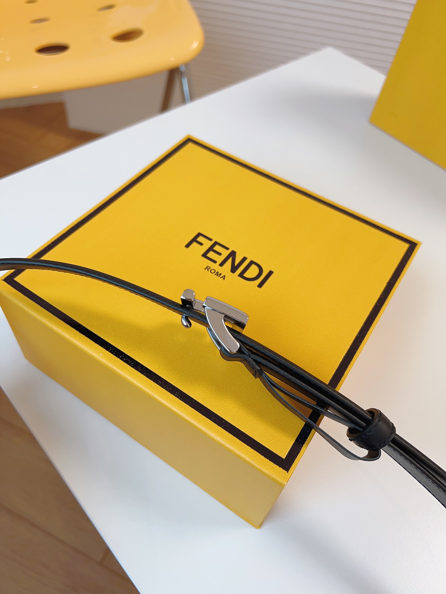 Fendi Female Leather Belt Cow Leather M